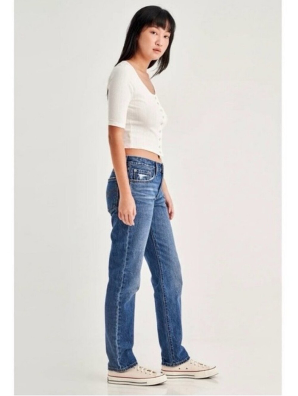 Levi's Premium Middy Straight Jeans - Picture 15 of 16